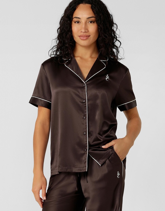 Lorna Jane - Sweet Dreams Satin Short Sleeve Shirt