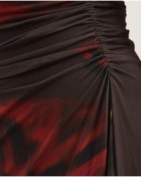 Atmos&Here Curvy - Sari Mesh Maxi Dress