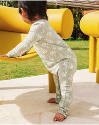 Kynd Baby - Day or Night Onesie in Palm Tree
