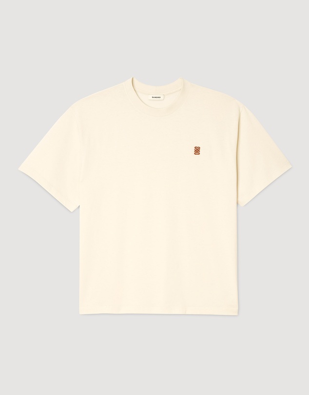Sandro - Tshirt Patch 4S Tee Shirt