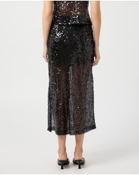 Third Form - Reflection Sequin Midi Skirt