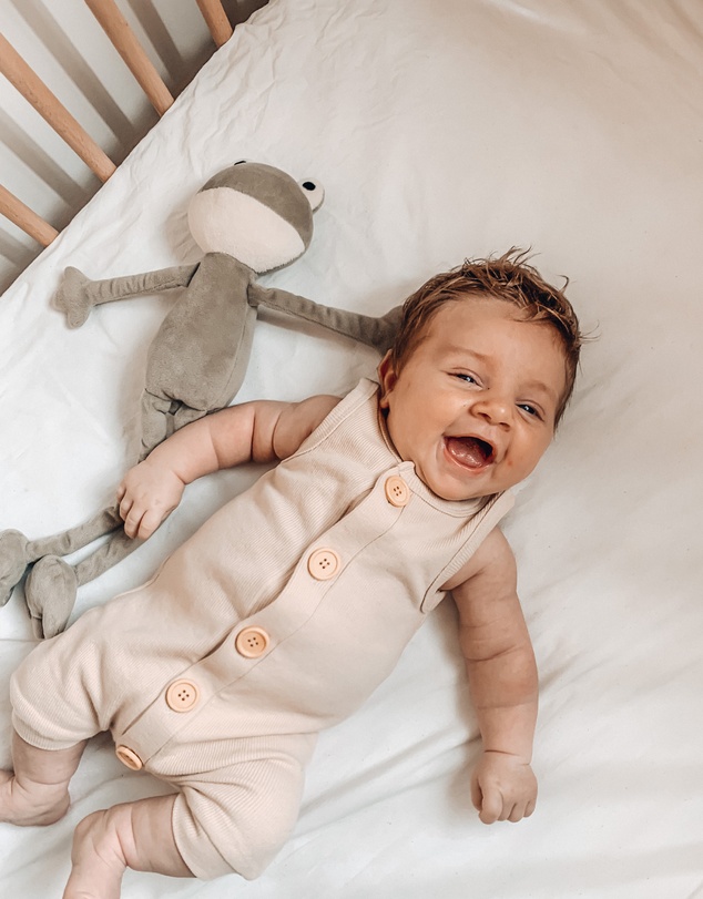 WITH LOVE FOR KIDS - BASICS Ribbed Romper - Babies