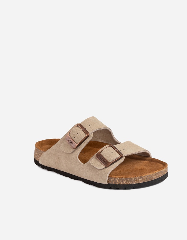 Ozwear Connection Uggs - Ugg Aussie Victoria Suede Leather Unisex Slipper