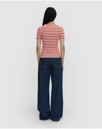Marimekko - Kukkea Tasaraita Unikko Kioski t-shirt