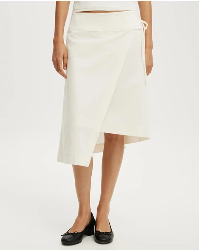 Cotton On - Lexi Utility Wrap Midi Skirt