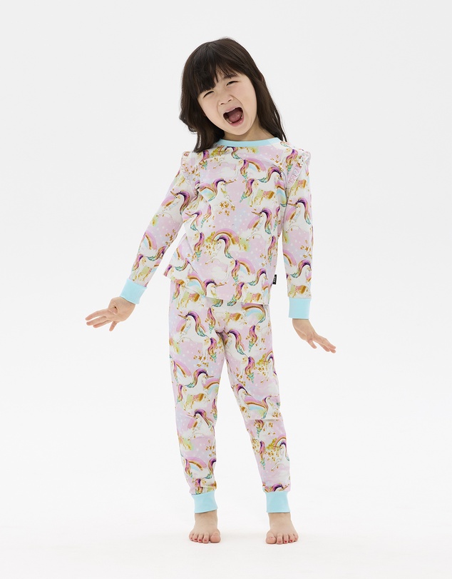Rock Your Kid - Unicorn Pony Colour Pop Long Sleeve Alice Sleep Set