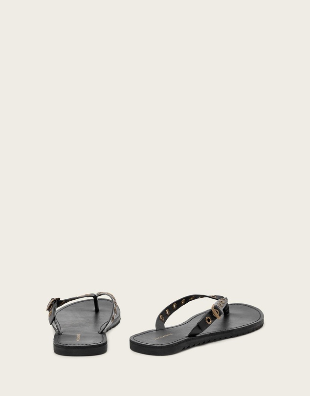 AllSaints - Sydney Eyelet Sandals