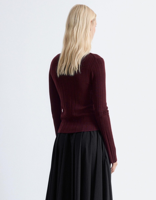 & Other Stories - Rib-Knit Wool Boatneck Top