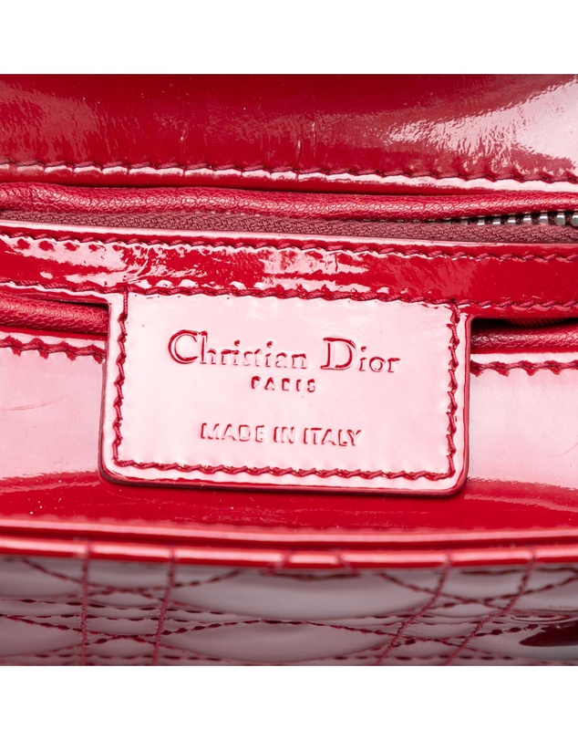 Pre-Loved by Azura Reborn - Pre-Loved Medium Patent Cannage Lady Dior