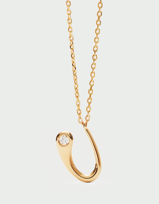 PDPAOLA - Initial 2026 U Pendant Necklace