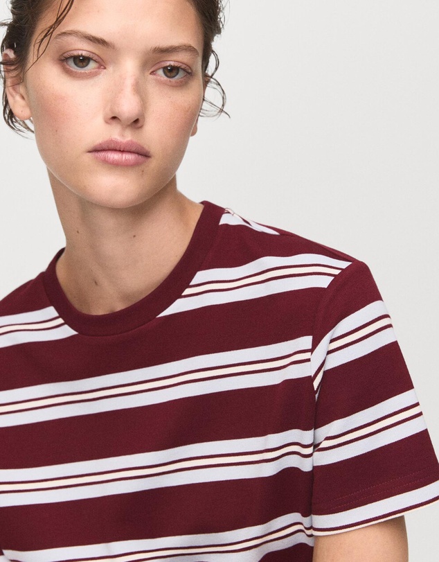 M.N.G - Striped Short-Sleeved T-Shirt