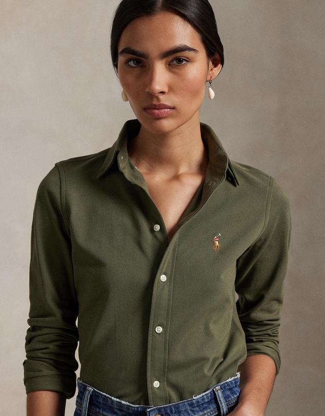 Polo Ralph Lauren - Slim Fit Knit Cotton Oxford Shirt