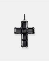 THOMAS SABO - Cross pendant with black zirconia