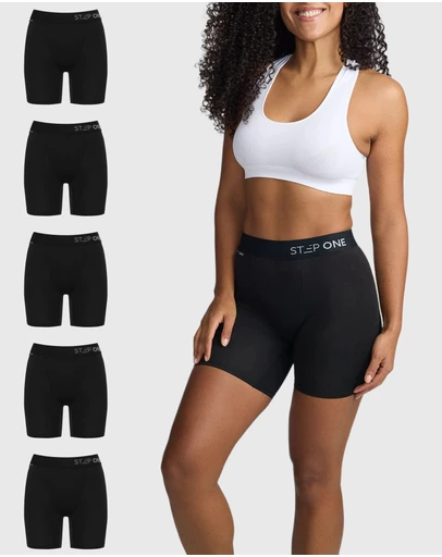 STEP ONE - Women's Body Shorts 5 Pack - Tap Shoe