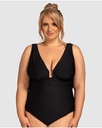 Nessa - Milano Plunge Full Bust One Piece Swimsuit