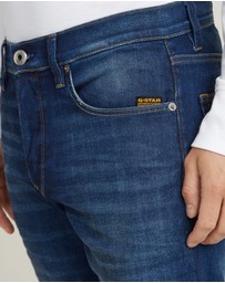 G-Star - 3301 Slim Worker Blue Faded