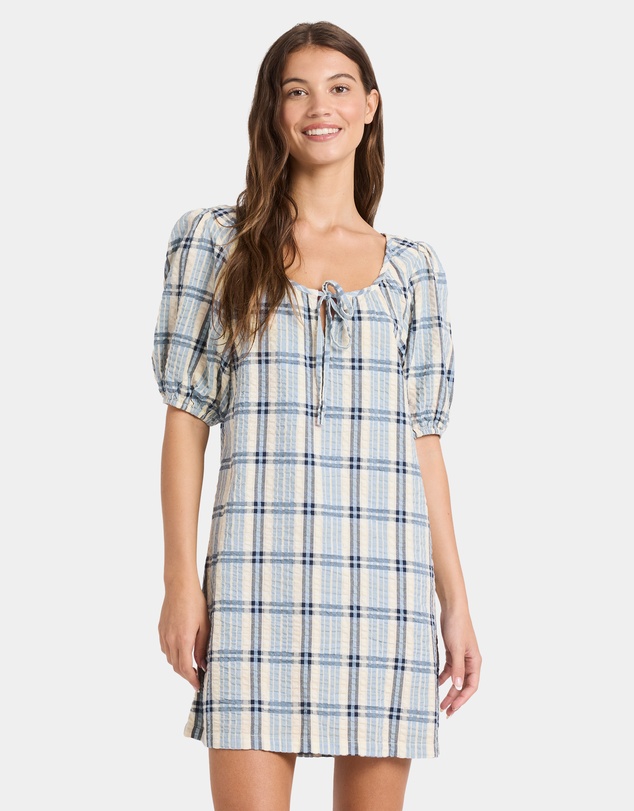 Roxy - Womens Dyland Check Mini Dress