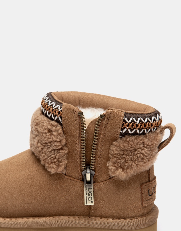 EVERAU - Australian Shepherd Ugg Brunel Kids Cow Suede Upper UGG Boots
