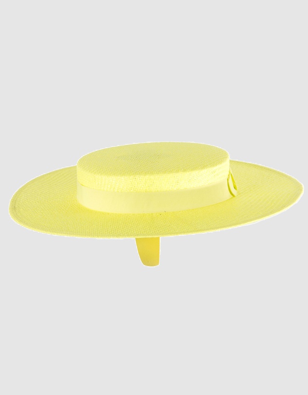 Max Alexander - Fluro Yellow Boater Hat