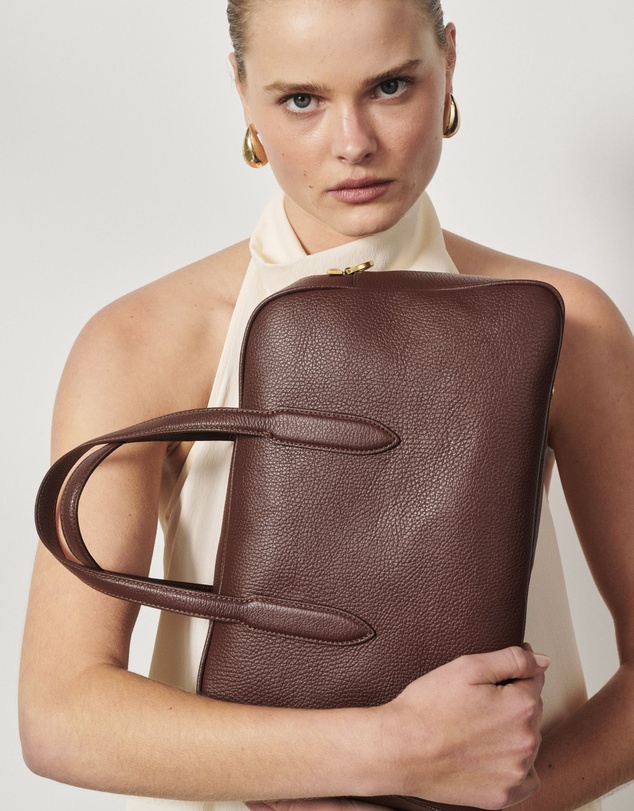 VESTIRSI - Vera Mahogany Medium Bowler Bag