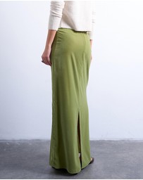 TOPSHOP - Co-ord Velvet Maxi Skirt