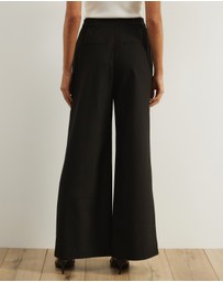 Atmos&Here - Agnes Pleated Tailored Pants