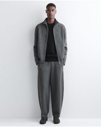 COS - Merino Wool Zip-Up Track Jacket