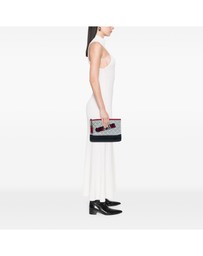 Pre-Loved by Azura Reborn - Pre-Loved Medium Quilted Wool and Calfskin Gabrielle O Case Clutch