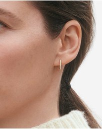 Georg Jensen - Signature Diamond Earhoop, Single