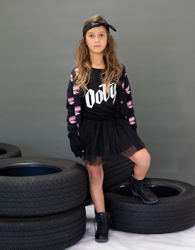 OOVY - Chatting Teeth Kids Cardigan