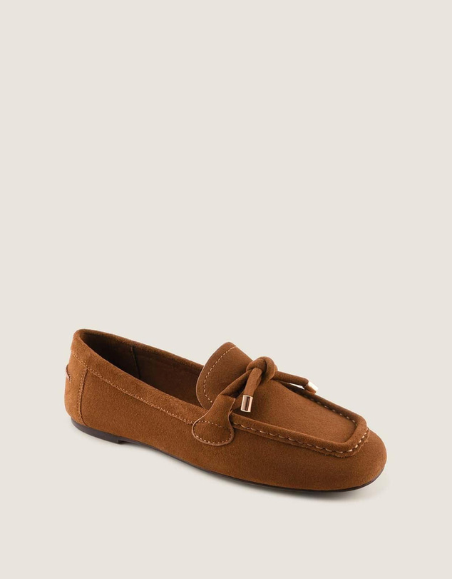 Shelly Shen - Jordan Loafers Tan Suede