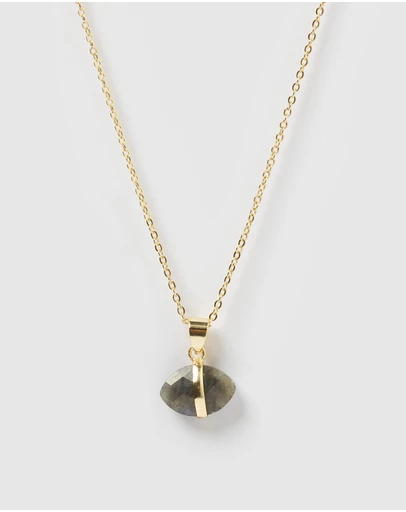Miz Casa and Co - Clara Necklace Smoke