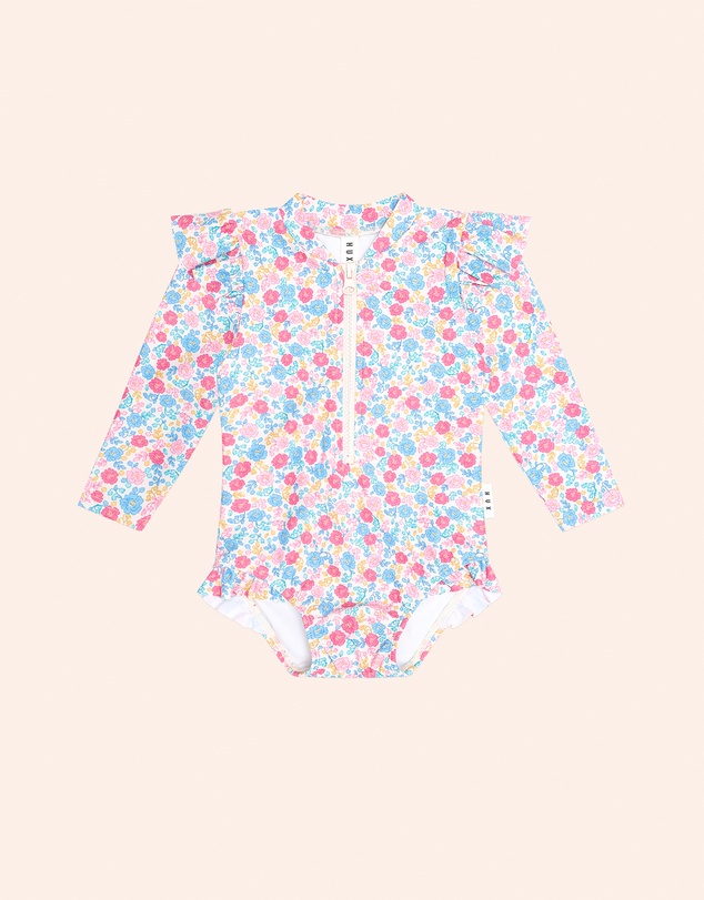 Huxbaby - Vintage Floral Swimsuit - Babies-Teens
