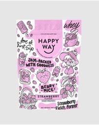 Happy Way - Strawberry Whey Protein Powder