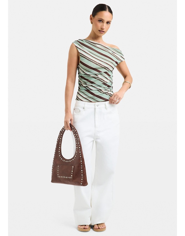 Alice In The Eve - Helena Mesh Asymmetric Top