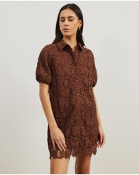 Atmos&Here - Rio Broderie Shirt Dress