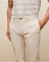 Trenery - Slim Fit Chino Pant in Stone