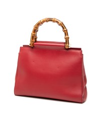 Pre-Loved by Azura Reborn - Pre-Loved Small Leather Bamboo Nymphaea Satchel