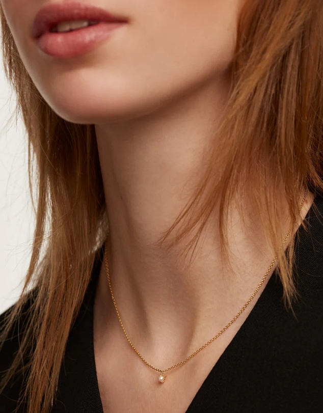 PDPAOLA - Solitary Pearl Necklace