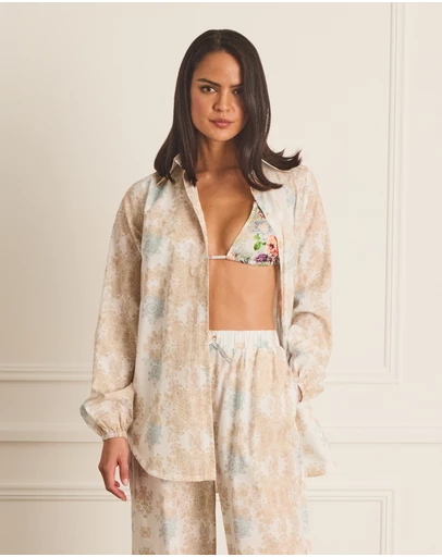 Aqua Blu Australia - Dianthus Odilia Beach Shirt