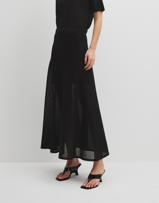 Country Road - Flared Knit Skirt