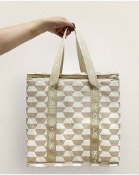 Sky Gazer - Insulated Freezer Shopping Bag - Taupe
