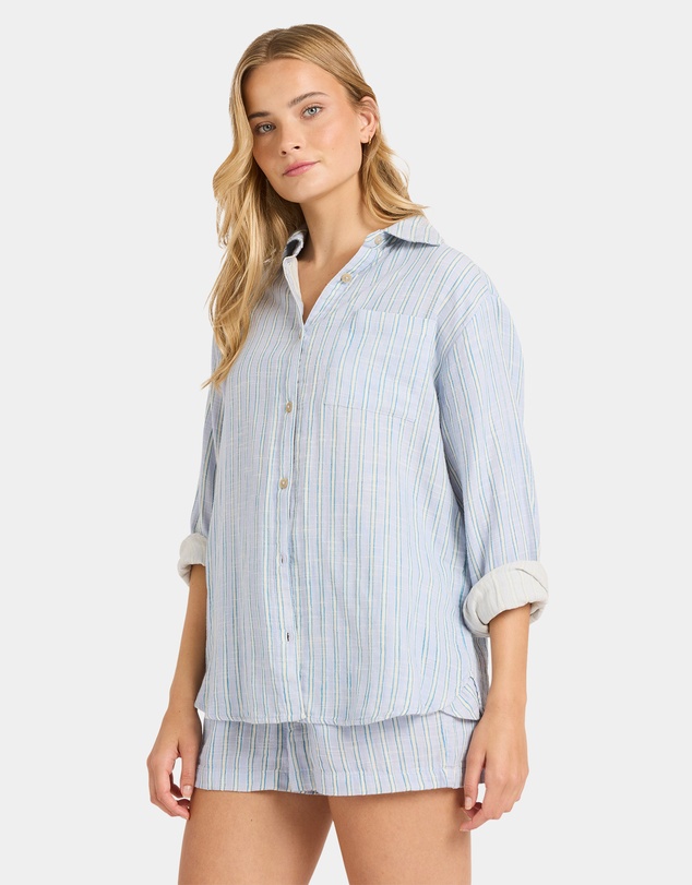 Billabong - Womens Wanderer Printed Long Sleeve Shirt