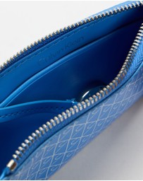 Calvin Klein - Emblem Allover Print Top Zip Cardcase