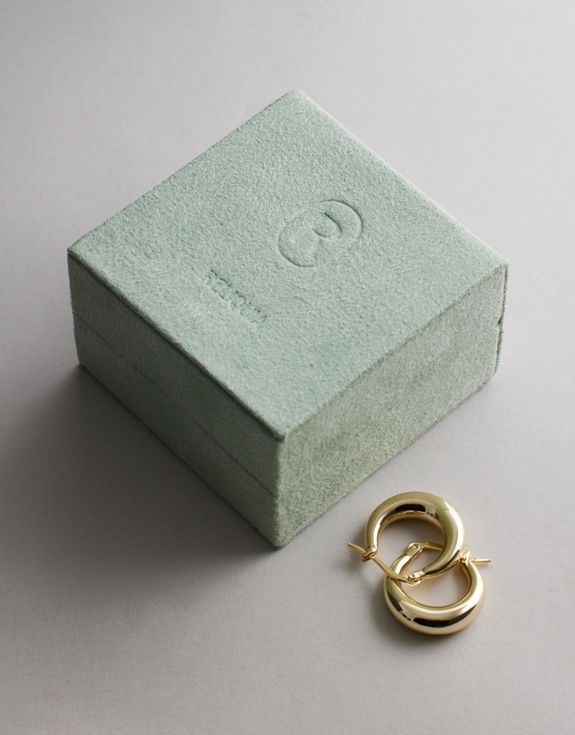 Reliquia Jewellery - Baby Coralia Hoop Earrings