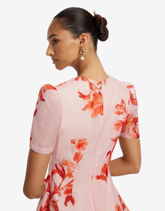 LEO LIN - Elyse Short Sleeve Mini Dress