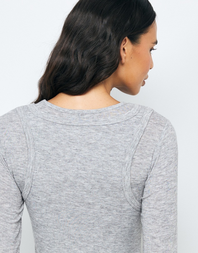 AERE - Tara Layered Jersey Top
