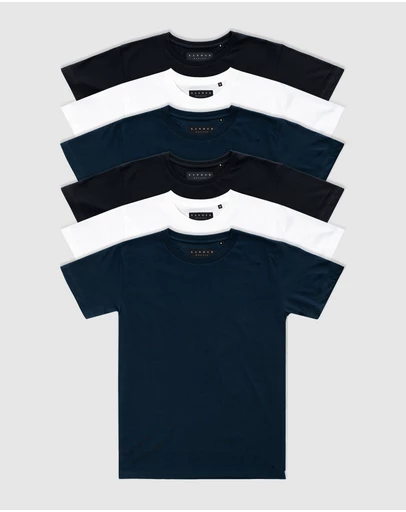 Xander - 6-Pack Blanc Tee