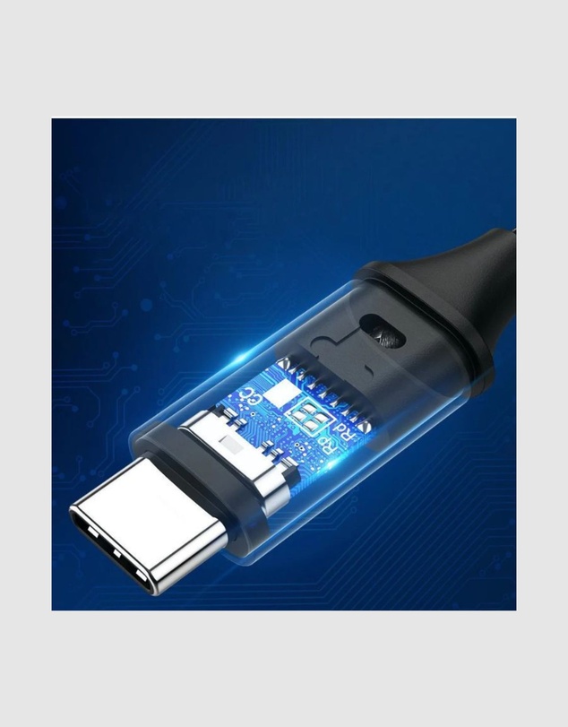 Ugreen - UGREEN USB-C 2.0 Male to USB-C 2.0 Male Cable 1m 60W Fast Charging 480 Mbps Data Transfer Braided