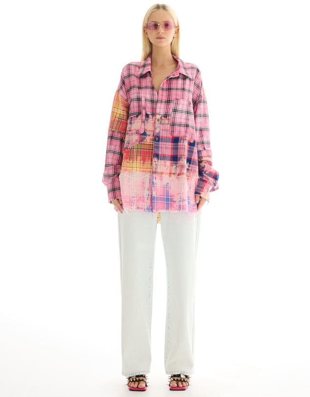 THE TALES - The Tales Reworked And Destroyed Check Shirt